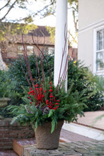 Load image into Gallery viewer, 'Winterberry Wonderland' Drop-In Planter