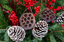 Load image into Gallery viewer, 'Winterberry Wonderland' Drop-In Planter