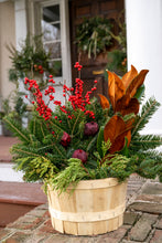 Load image into Gallery viewer, 'Beautiful Boughs' Bushel Basket