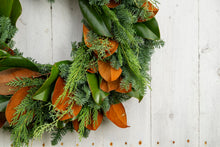 Load image into Gallery viewer, Merry Magnolia Wreath