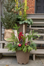 Load image into Gallery viewer, 'Birch & Berries' Drop-In Planter