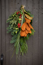 Load image into Gallery viewer, Traditional Christmas Swag