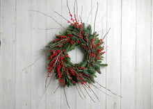 Load image into Gallery viewer, Berries + Branches Wreath
