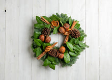 Load image into Gallery viewer, Orange + Cinnamon Wreath