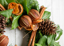 Load image into Gallery viewer, Orange + Cinnamon Wreath