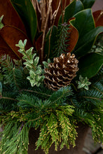 Load image into Gallery viewer, &#39;Golden Magnolias&#39; Drop-In Planter

