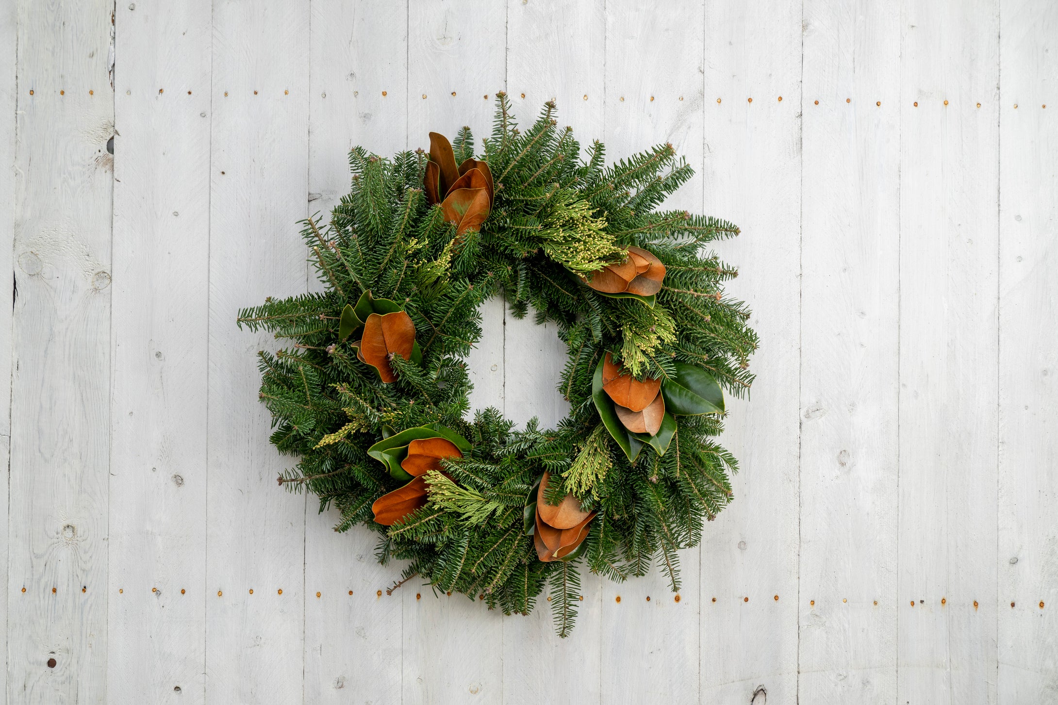 Magnolia + Cedar Wreath