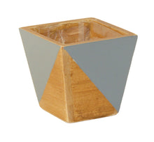 Load image into Gallery viewer, Wooden Geo-planter
