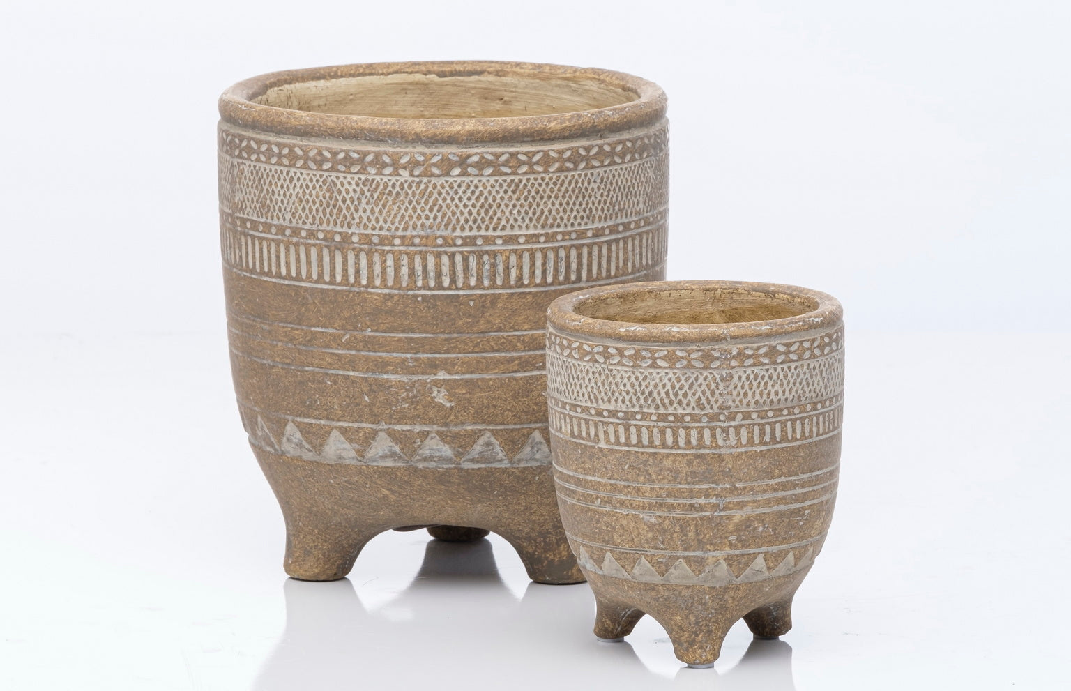 Mayan Footed Pot