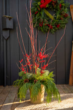 Load image into Gallery viewer, &#39;Winterberry Wonderland&#39; Drop-In Planter
