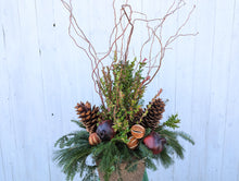 Load image into Gallery viewer, &quot;Burgundy Boughs&#39; Drop-in Planter

