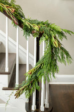 Load image into Gallery viewer, Leucodendron + Sapphire Garland
