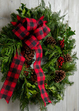 Load image into Gallery viewer, Buffalo Bow Wreath
